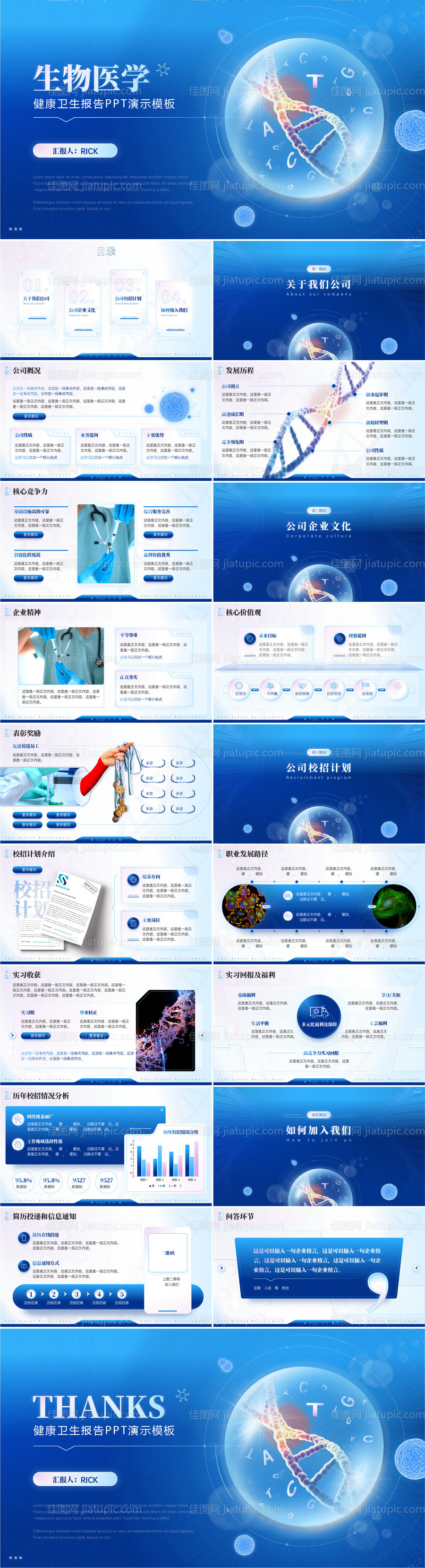 生物医学公司校招PPT-源文件